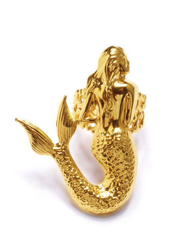 Mordekai Gold Mermaid Ring