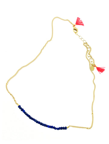 Shashi Cobalt Natasha Necklace