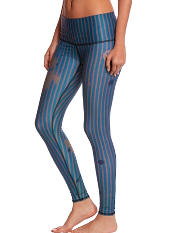 Teeki Deputy Stripped Hot Yoga Pant