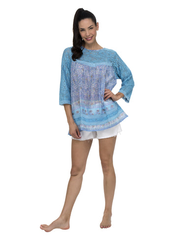 Blue Hippy Venice Beach Blue Tunic