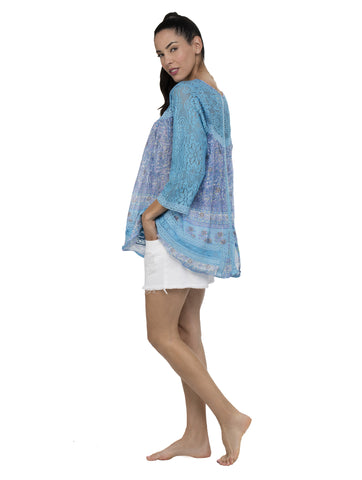 Blue Hippy Venice Beach Blue Tunic