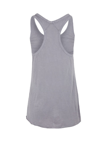 Stateside Slub Jersey Racer Tank - Silver