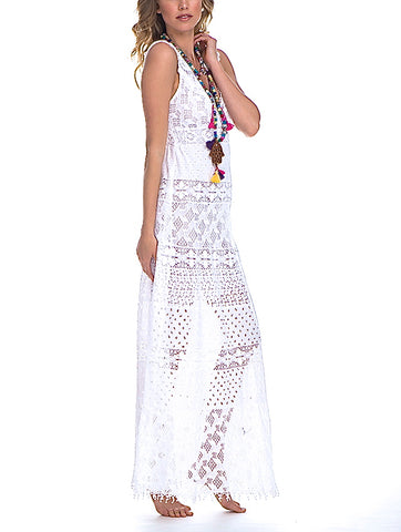 Temptation Positano White Paola Dress - amla