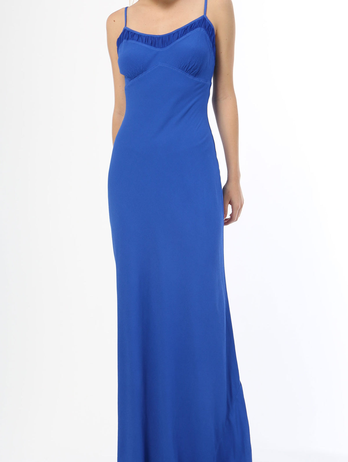 Leona Tank Maxi Dress - Cobalt Blue Amanda Mills Leona Tank Maxi Dress - Cobalt Blue Amanda Mills