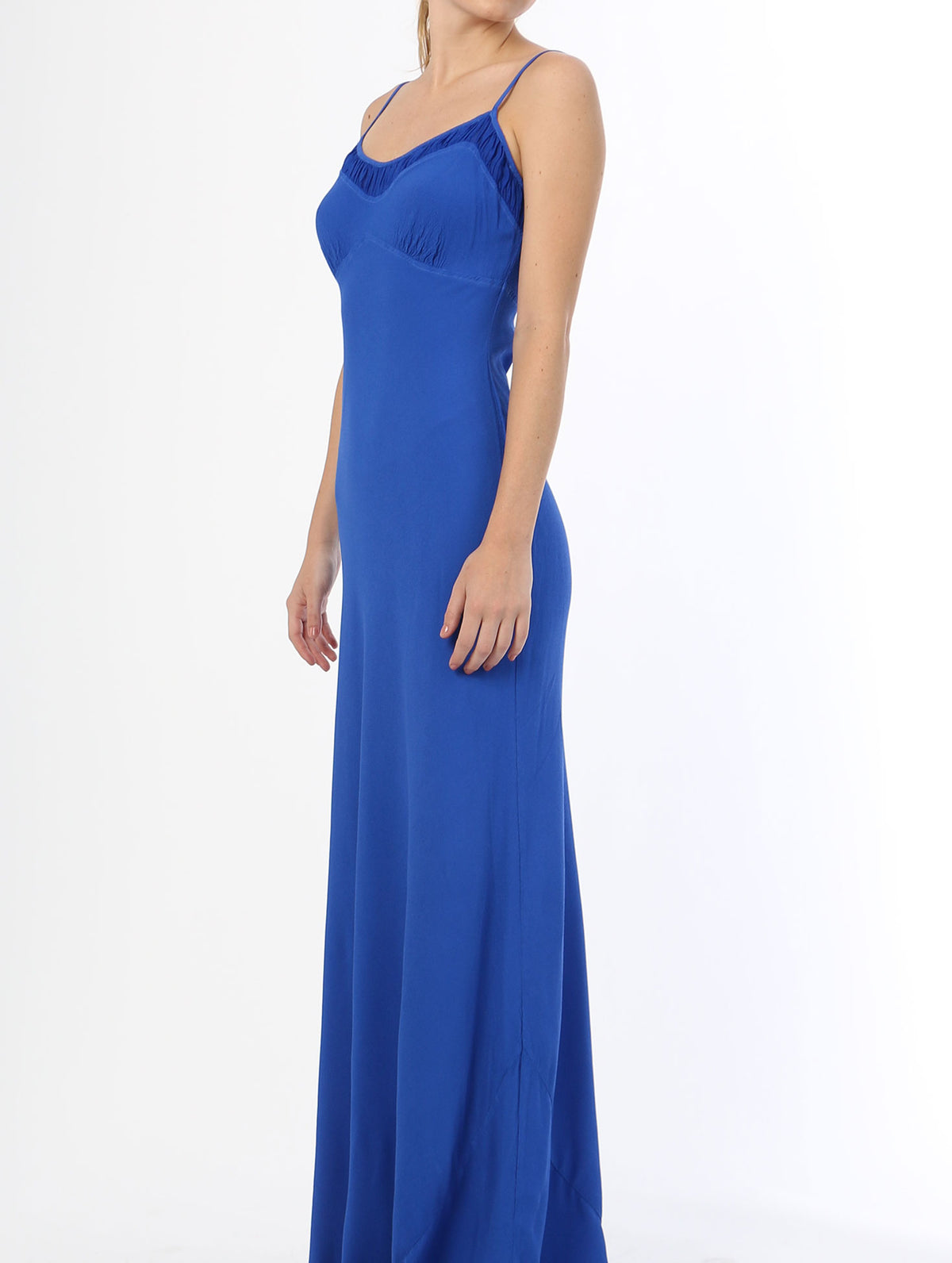 Leona Tank Maxi Dress - Cobalt Blue Amanda Mills Leona Tank Maxi Dress - Cobalt Blue Amanda Mills