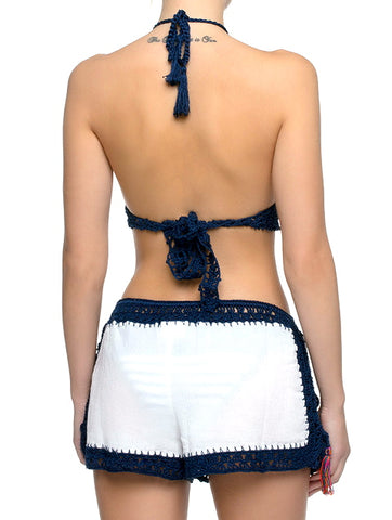 Anna Kosturova Sailor Nomad Giza Shorts - shop amla