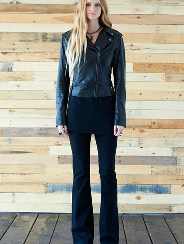 Prince Modern Black Butter Soft Biker Jacket