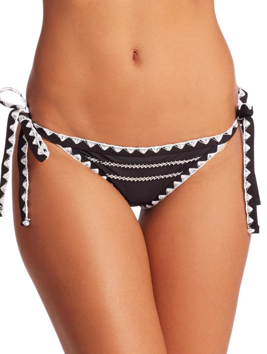 MOONLIGHT BLACK NEOPRENE BIKINI SET