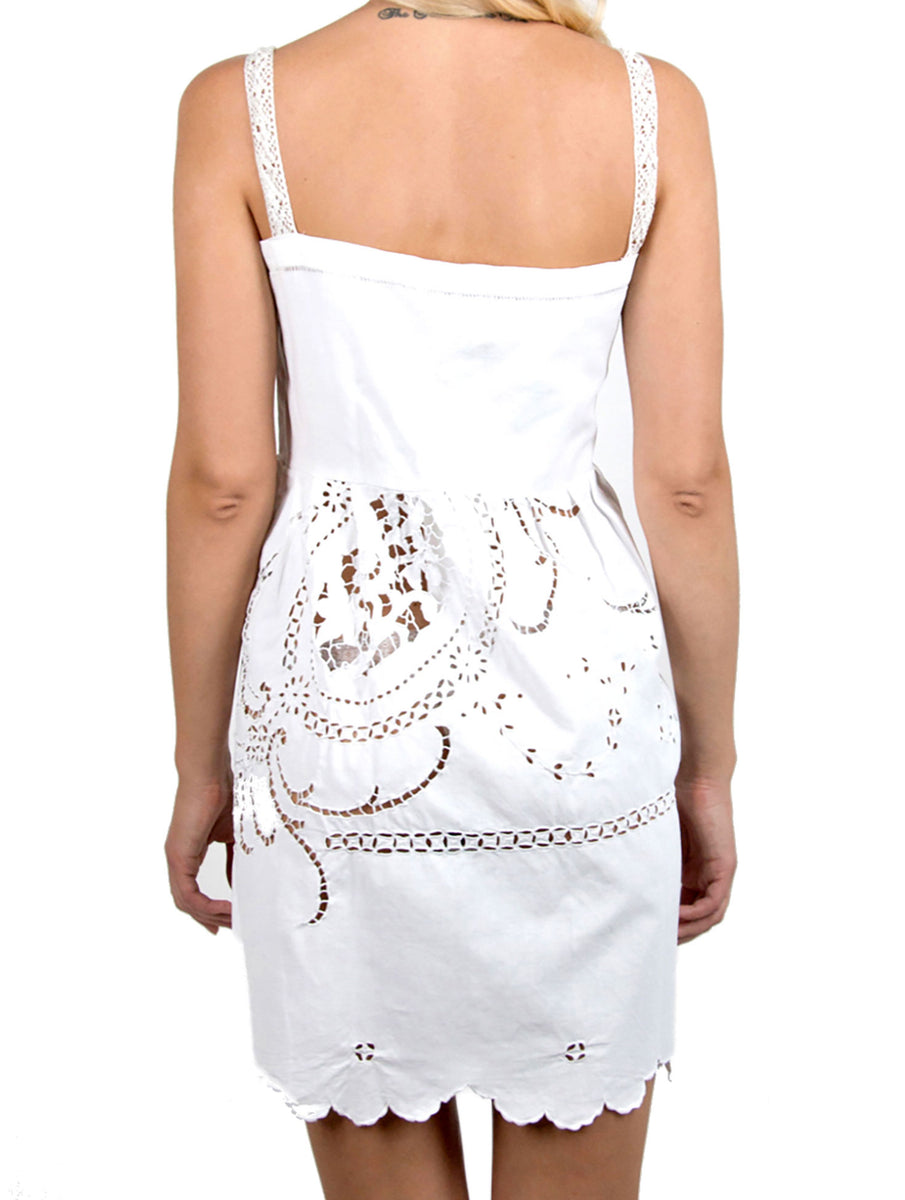 Place Nationale Skinny Strap Smock Dress - Amanda Mills LA