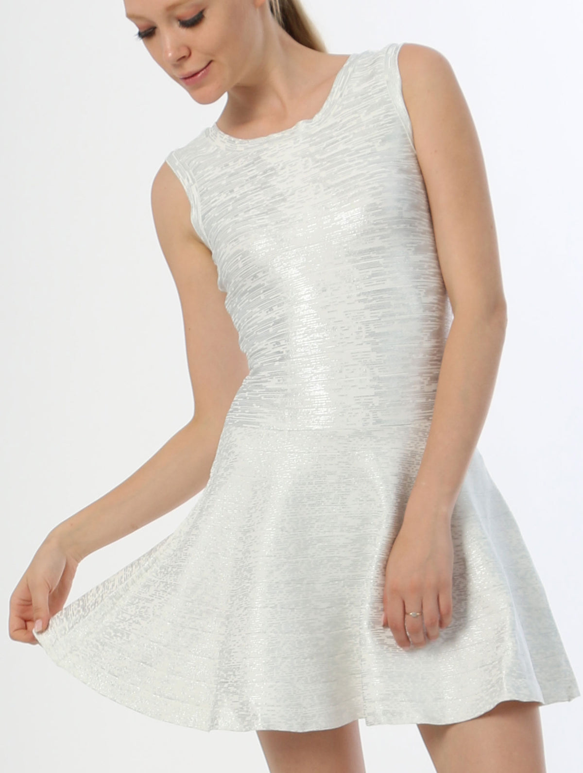 Bandage Dress - White