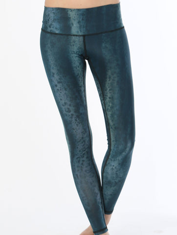 Snakeskin Turquoise Legging